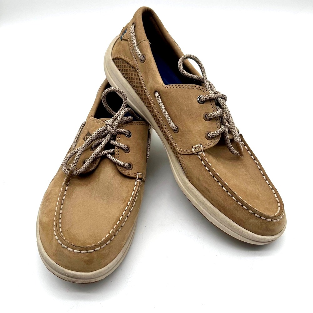 Sperry Top-Sider Men's Gamefish 3-Eye Tan Leather Boat Shoes | 10M | STS14240